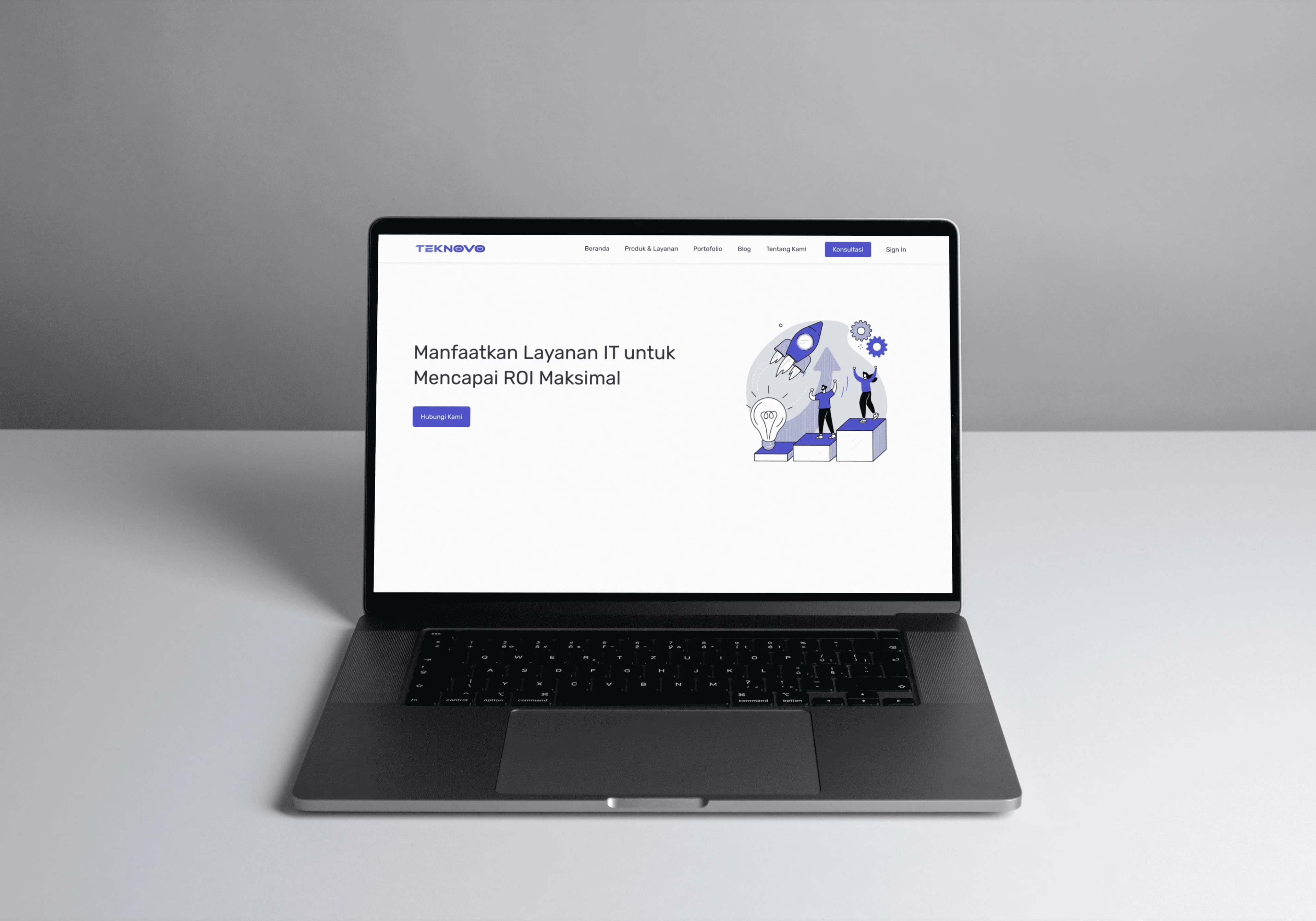 Teknovo IT services marketing site redesign