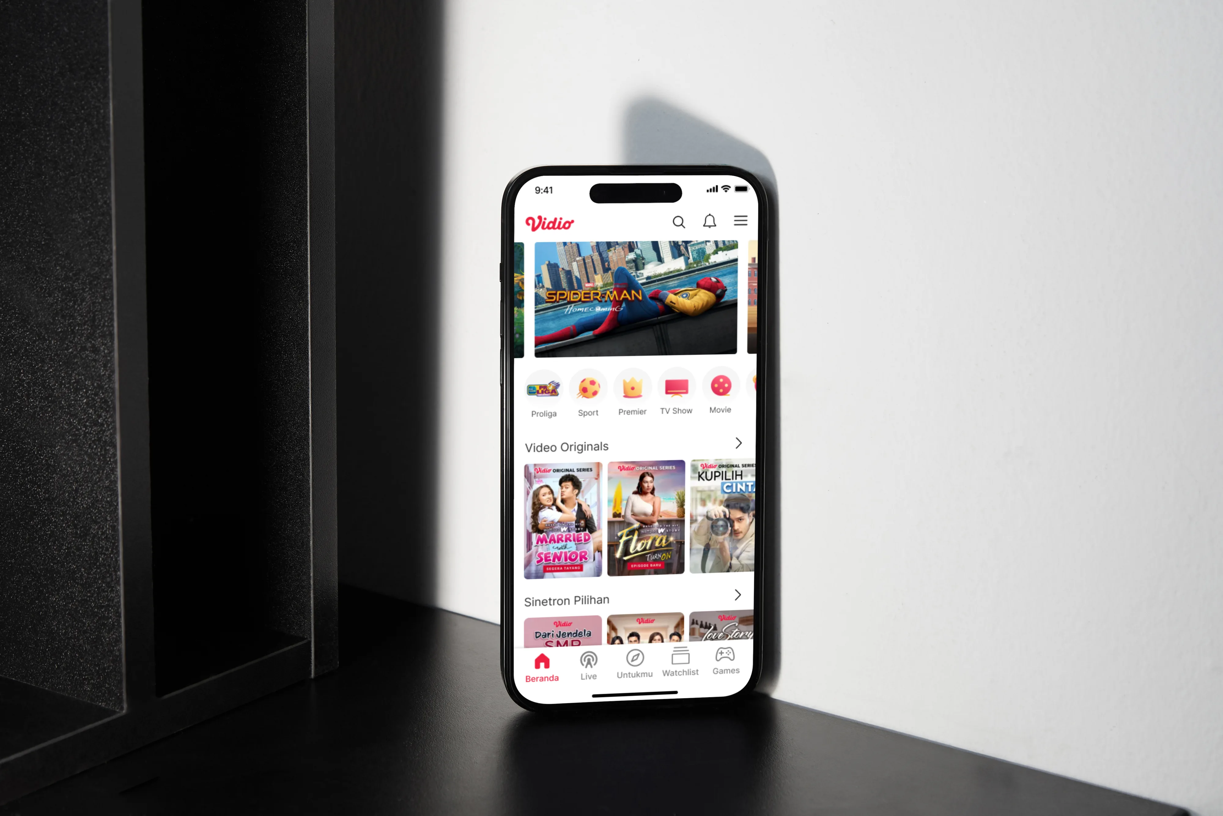Design system documentation for Vidio product
